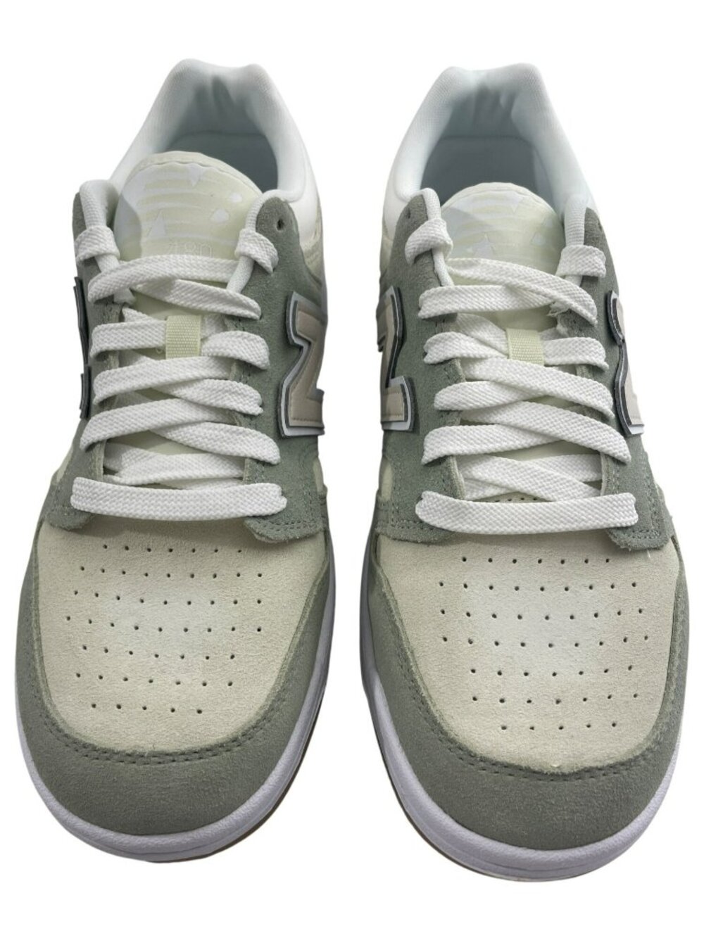 New Balance 480 Court Shoes Green & White Suede Unisex Men's Sz 9.5 Wmn's 11 NEW - Picture 4 of 11